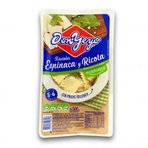 RAVIOLES DON YEYO ESP./RICOTA 500gr.