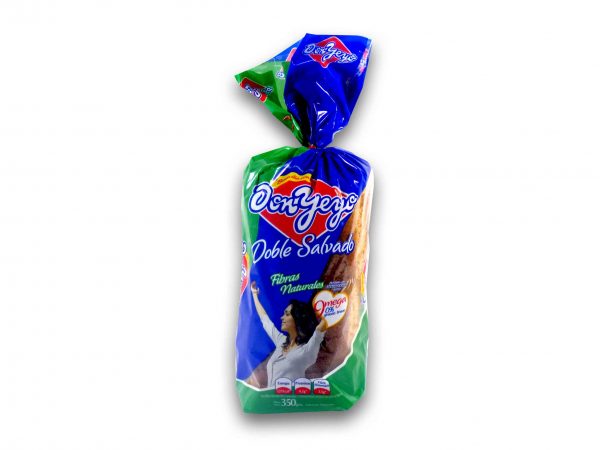 PAN DON YEYO DOBLE SALVADO 350gr.