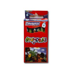 CRAYONES DE CERA DOLPHIN 6un