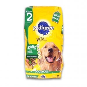 ALIMENTO PEDIGREE AD.CARNE/VEGETAL.3kg.