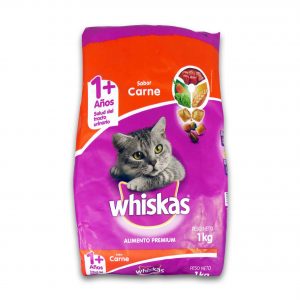 ALIMENTO GATO WHISKAS CARNE AD.1kg.