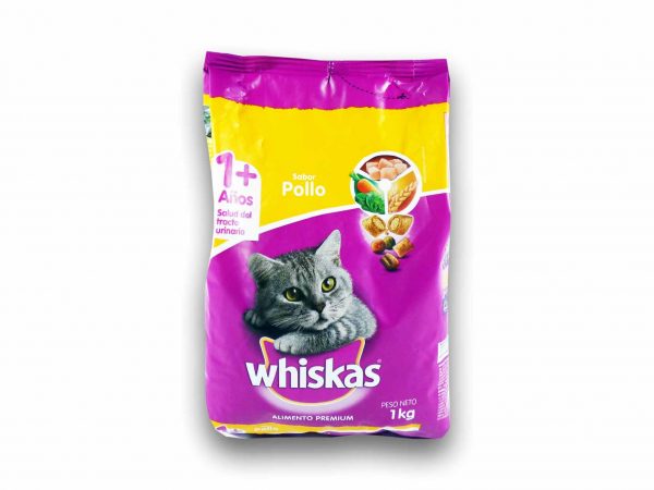 ALIMENTO GATO WHISKAS POLLO 1kg.