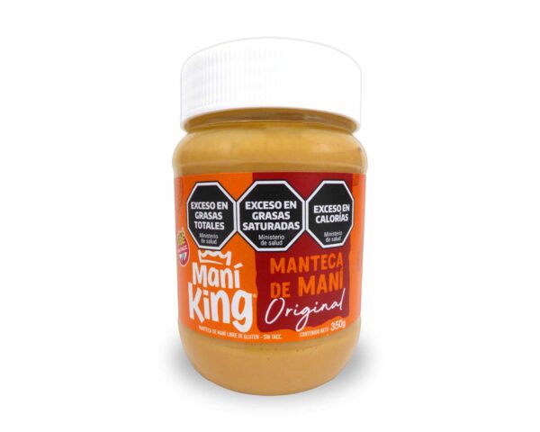 MANTECA DE MANI KING ORIGINAL FCO.350gr.