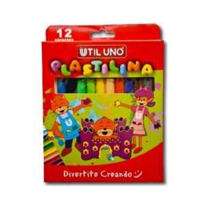 PLASTILINA UTIL UNO COLORES 12u.