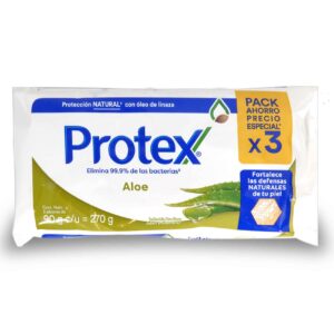 JABON PROTEX ALOE 3x90gr.