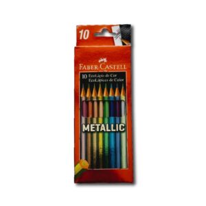 ECOLAP.FABER CASTELL METALLIC 10un.