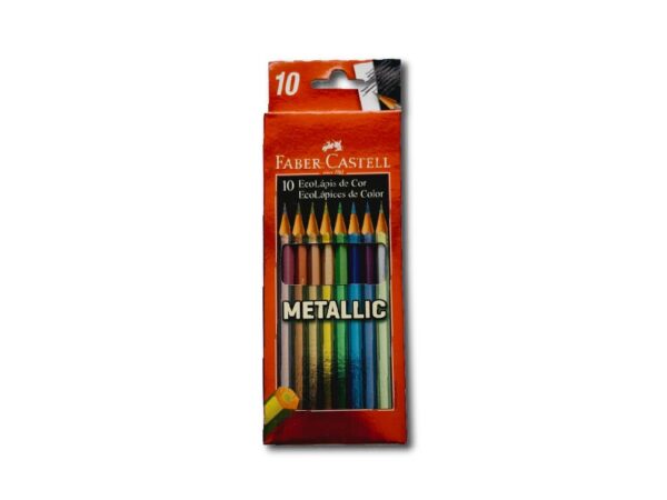 ECOLAP.FABER CASTELL METALLIC 10un.