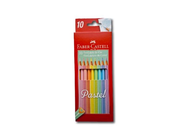 ECOLAP.FABER CASTELL COLOR PASTEL 10un.