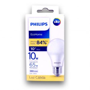 LAMPARA PHILIPS ECOHO.9W E27/3000K.CAL.