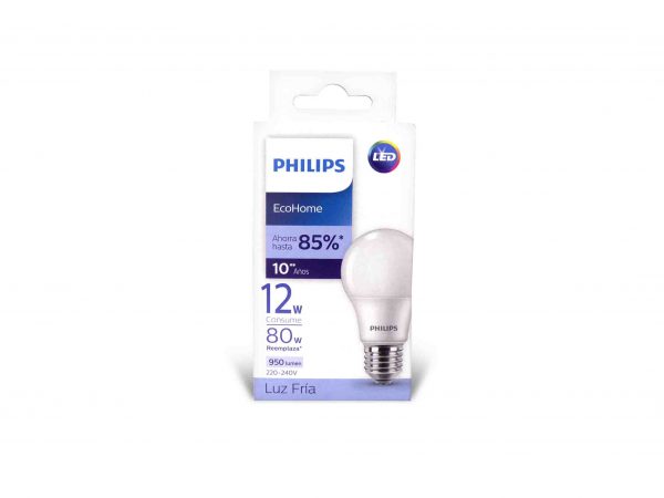 LAMPARA PHILIPS ECOHO.12W E27/6500K.FRI.
