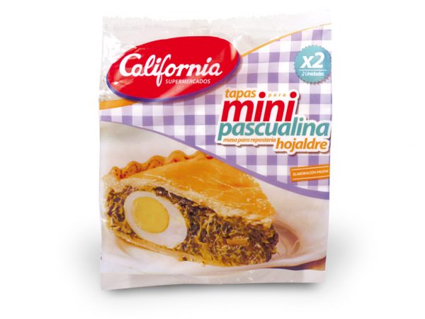 TAPA MINI PASCUALINA x 2u.